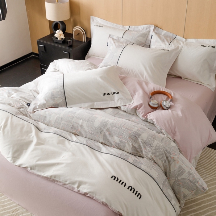 91家纺网 家纺一手货源 找家纺 卡姿家纺 2024春夏小资简约款四件套—丽森 丽森几何