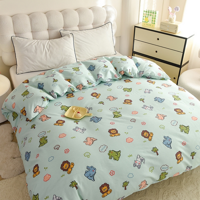 91家纺网 家纺一手货源 找家纺 八十八家纺 2025新款全棉12868系列单品被套 森森乐园