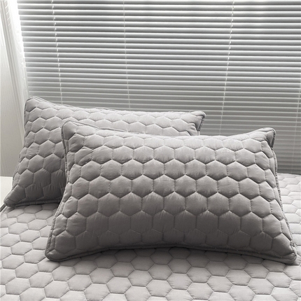 91家纺网 家纺一手货源 找家纺 （总） 九亭家纺 2024新款全棉夹棉防口水防头油枕套