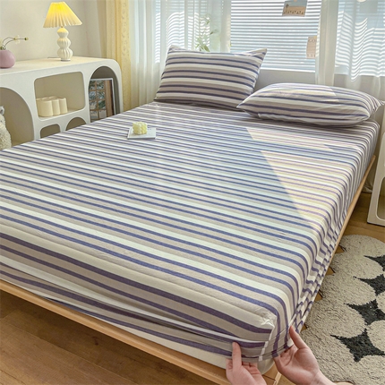 蓝米卡夫 2024新品-全棉色织水洗棉A类单品系列 蓝调