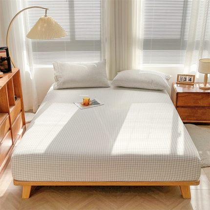 91家纺网 家纺一手货源 找家纺 （总）恋人优选 2024新款纯棉色织床笠枕套