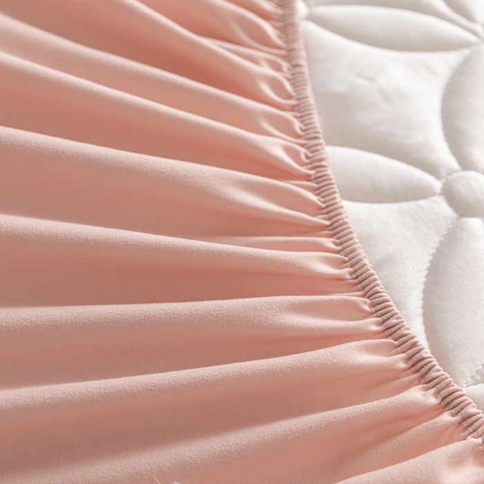 91家纺网 家纺一手货源 找家纺 （总）鑫钰 2024新款A类防水大豆夹棉床笠-麦穗