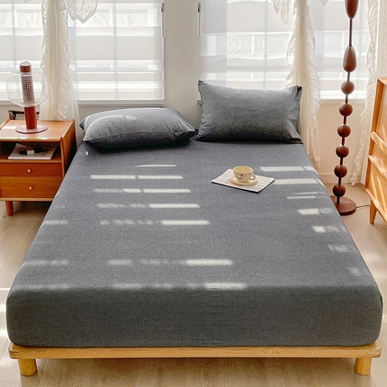 91家纺网 家纺一手货源 找家纺 （总）恋人优选 2024新款纯棉色织床笠枕套