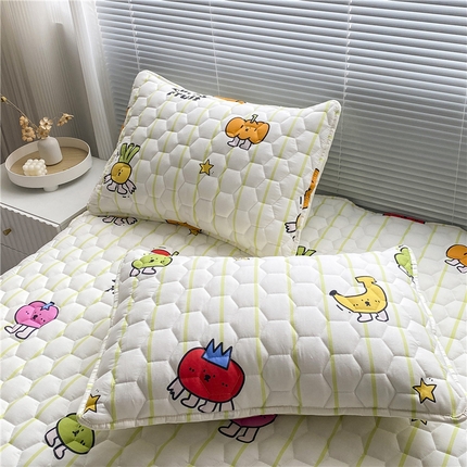 91家纺网 家纺一手货源 找家纺 （总） 九亭家纺 2024新款全棉夹棉防口水防头油枕套