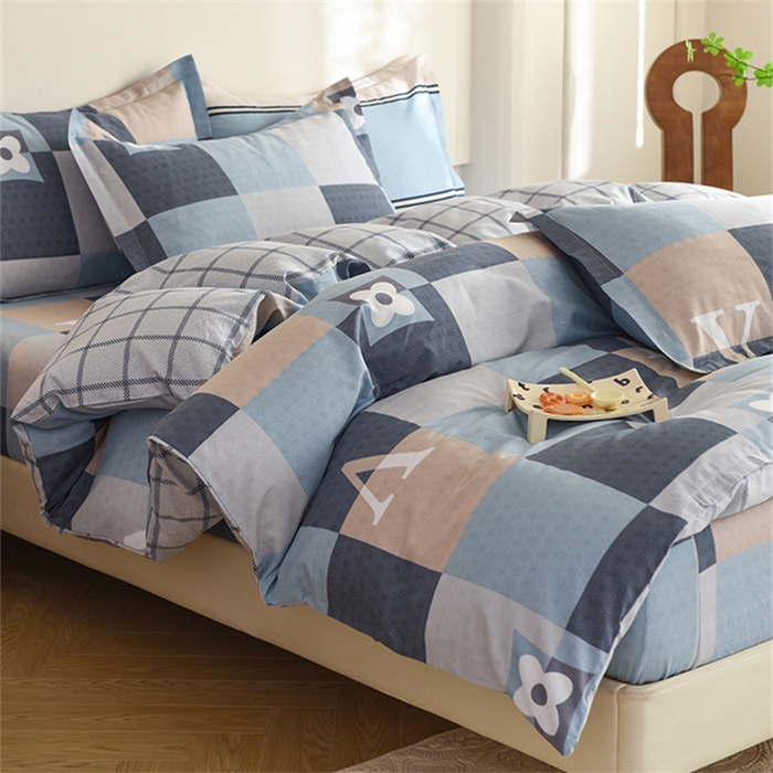 91家纺网 家纺一手货源 找家纺 八十八家纺 2025新款全棉12868床笠款四件套 交响曲