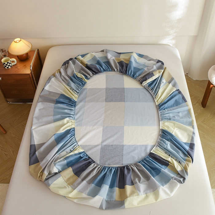 91家纺网 家纺一手货源 找家纺 八十八家纺 2025新款全棉12868床笠款四件套 简伯格