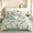 91家纺网 家纺一手货源 找家纺  元元被芯 2024新款全棉长绒棉数码印花四件套全棉四件套纯棉四件套 雪域森林-兰