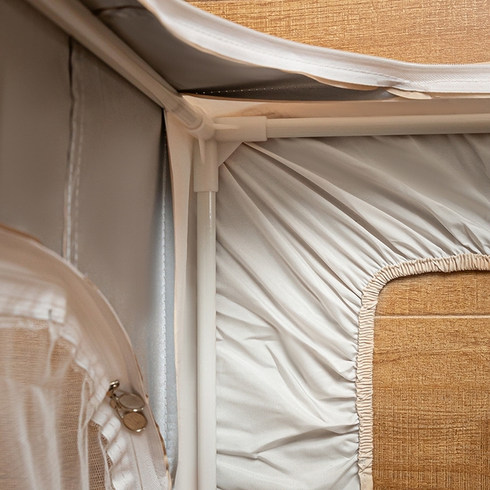 91家纺网 家纺一手货源 找家纺 青竹苑 2024新款涂银强遮光学生蚊帐上下铺坐床蚊帐 呆萌熊