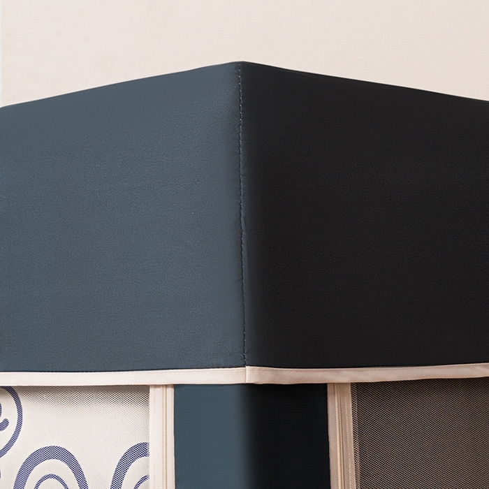 91家纺网 家纺一手货源 找家纺 青竹苑 2024新款涂银强遮光学生蚊帐上下铺坐床蚊帐 笨笨熊