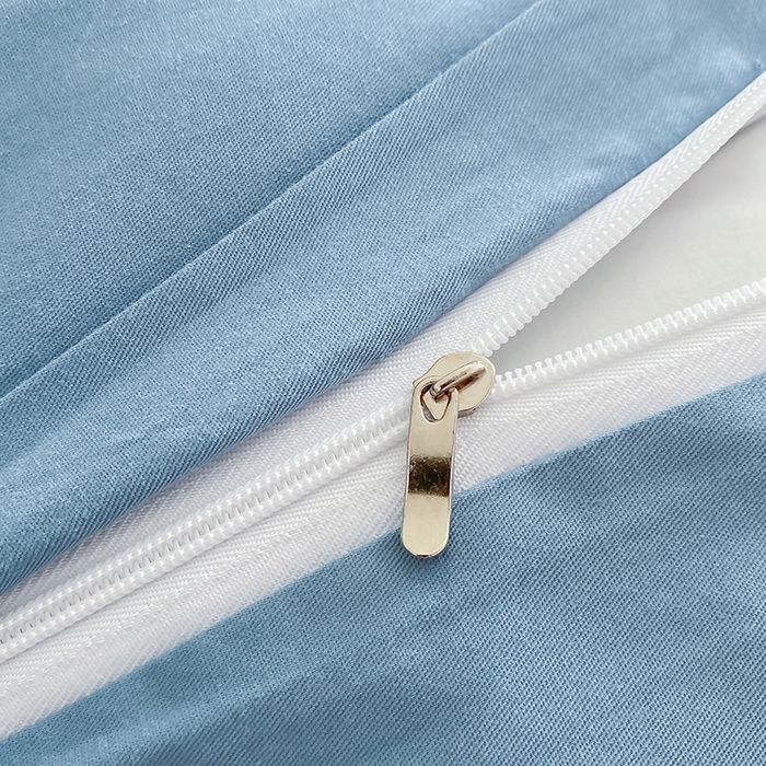 91家纺网 家纺一手货源 找家纺  澳梵家居 2024新款【知羽】系列60s刺绣全棉四件套 知羽-绅士蓝