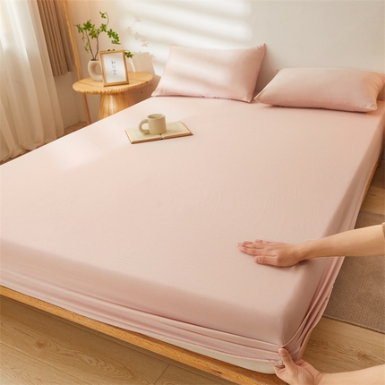 91家纺网 家纺一手货源 找家纺 （总）雯豆家纺 2024新款全棉纯棉小清新印花床笠单层床垫保护套