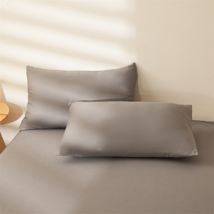 91家纺网 家纺一手货源 找家纺 雯豆家纺 2024新款全棉纯棉小清新印花床笠单层床垫保护套 全棉单层床笠-经典灰