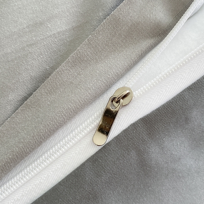 91家纺网 家纺一手货源 找家纺  澳梵家居 2024新款【知羽】系列60s刺绣全棉四件套 知羽-椰子灰