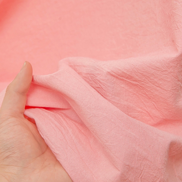 91家纺网 家纺一手货源 找家纺 恋人优选 2024新款色织纯棉水洗棉单床单 浅粉