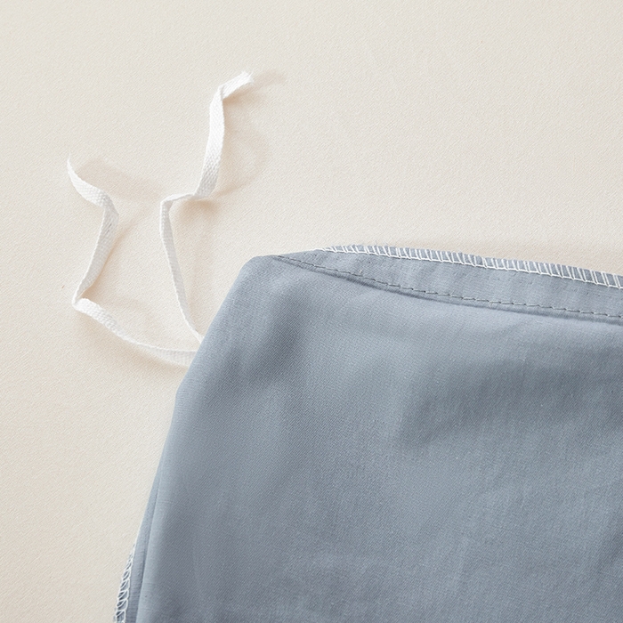 91家纺网 家纺一手货源 找家纺 寝柔家纺 2024新款40S全棉斜纹13372纯棉纯色被套单件 兰灰