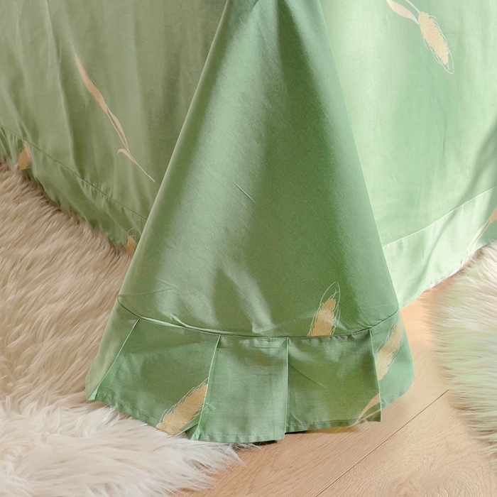 91家纺网 家纺一手货源 找家纺 艾迪尚 2025新款133X76宽幅全棉印花单床单 秋言—粉