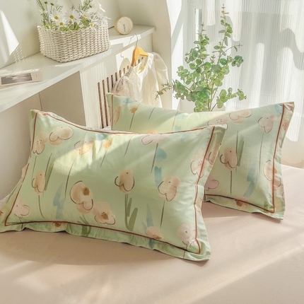 91家纺网 家纺一手货源 找家纺 （总）艾迪尚 2025新款133X76宽幅全棉印花单枕套