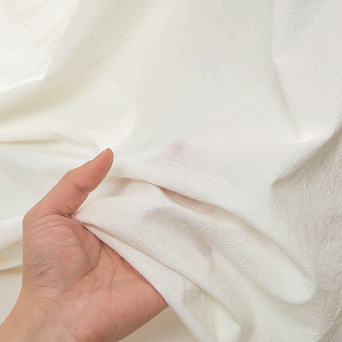 91家纺网 家纺一手货源 找家纺 恋人优选 2024新款色织纯棉水洗棉单床单 白色