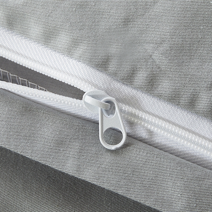 91家纺网 家纺一手货源 找家纺 寝柔家纺 2024新款40S全棉斜纹13372纯棉纯色被套单件 银灰