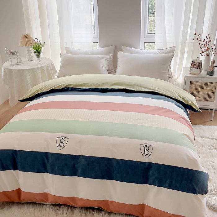 91家纺网 家纺一手货源 找家纺 艾迪尚 2025新款133X76宽幅全棉印花单被套 苏格兰