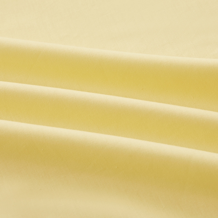91家纺网 家纺一手货源 找家纺 寝柔家纺 2024新款40S全棉斜纹13372纯棉纯色被套单件 鹅黄
