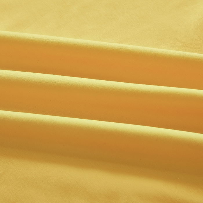 91家纺网 家纺一手货源 找家纺 寝柔家纺 2024新款40S全棉斜纹13372纯棉纯色被套单件 暖黄