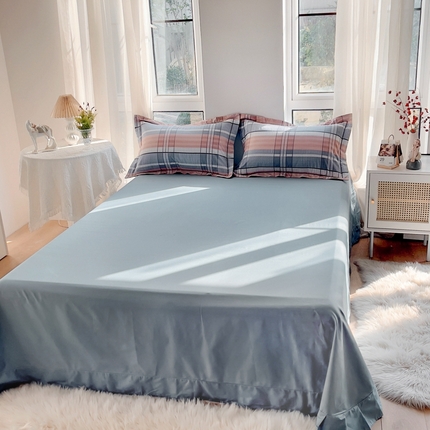 艾迪尚 2025新款133X76宽幅全棉印花单床单 迷客