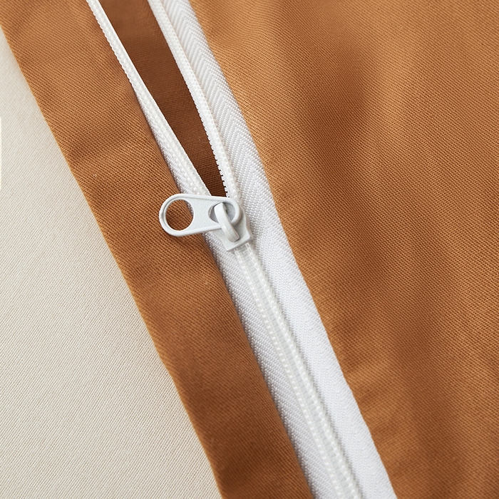 91家纺网 家纺一手货源 找家纺 寝柔家纺 2024新款40S全棉斜纹13372纯棉纯色被套单件 中咖