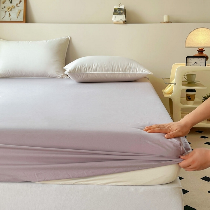 91家纺网 家纺一手货源 找家纺 艾迪尚 2025新款133X76宽幅全棉印花单床笠 落落晨光