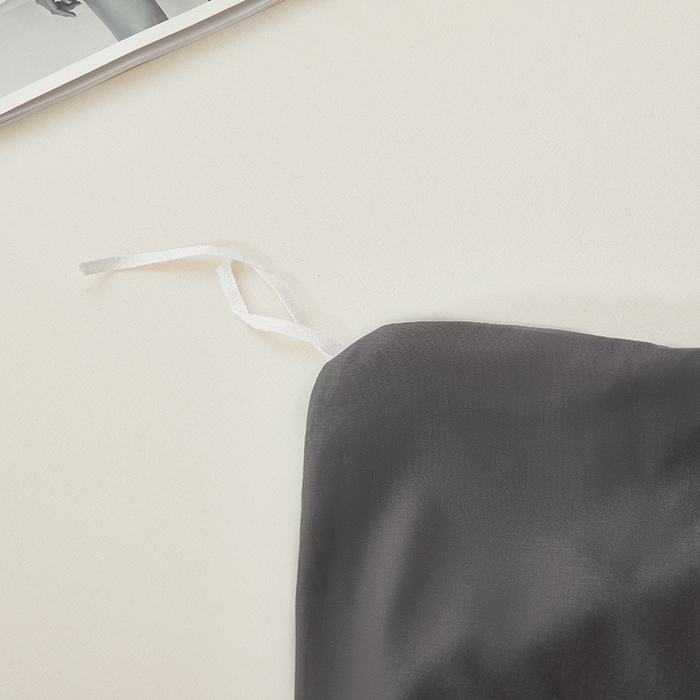 91家纺网 家纺一手货源 找家纺 寝柔家纺 2024新款40S全棉斜纹13372纯棉纯色被套单件 灰色