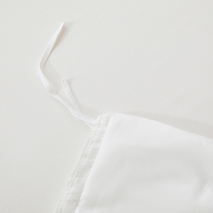 91家纺网 家纺一手货源 找家纺 寝柔家纺 2024新款40S全棉斜纹13372纯棉纯色被套单件 白色