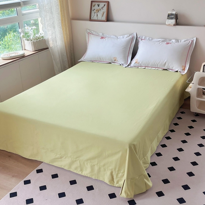 91家纺网 家纺一手货源 找家纺 艾迪尚 2025新款133X76宽幅全棉印花单床单 缤纷果