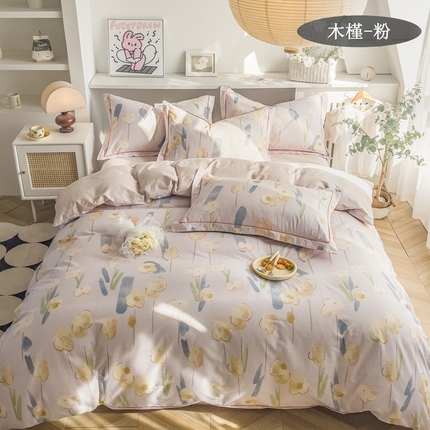 91家纺网 家纺一手货源 找家纺 （总）艾迪尚 2025新款133X76宽幅全棉印花四件套（有单品+可定制）