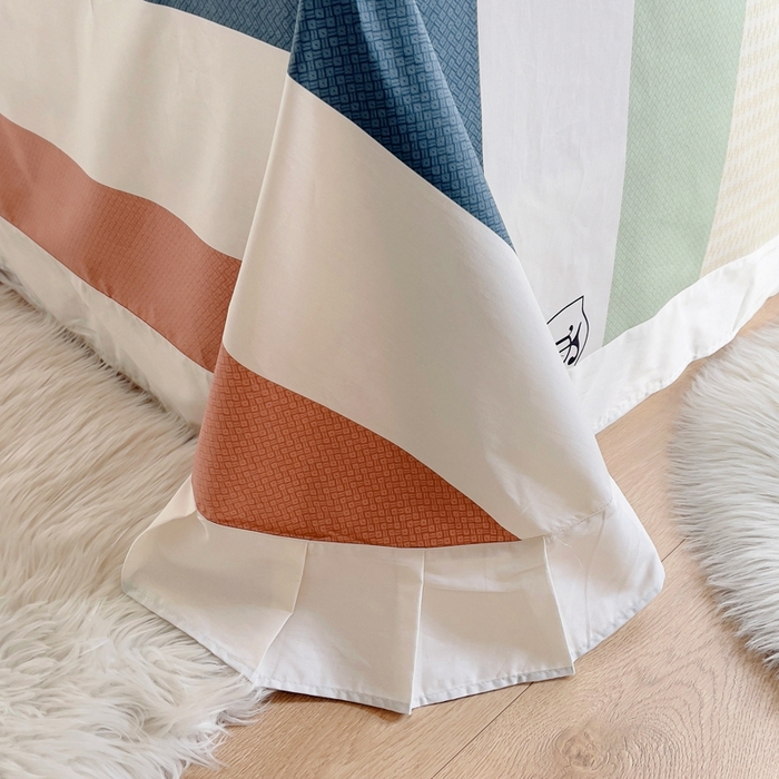 91家纺网 家纺一手货源 找家纺 艾迪尚 2025新款133X76宽幅全棉印花单床单 苏格兰