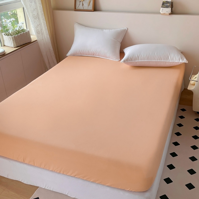 91家纺网 家纺一手货源 找家纺 艾迪尚 2025新款133X76宽幅全棉印花单床笠 彩色兔园