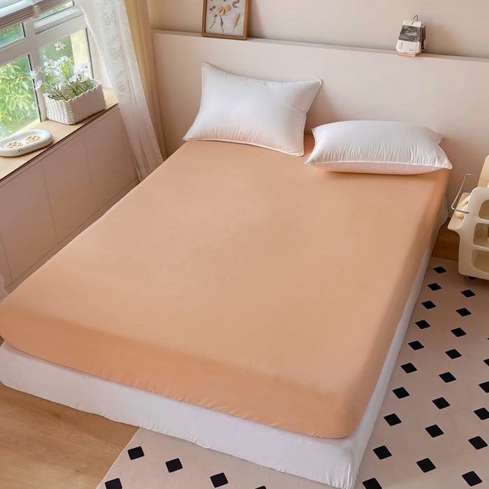 91家纺网 家纺一手货源 找家纺 艾迪尚 2025新款133X76宽幅全棉印花单床笠 彩色兔园