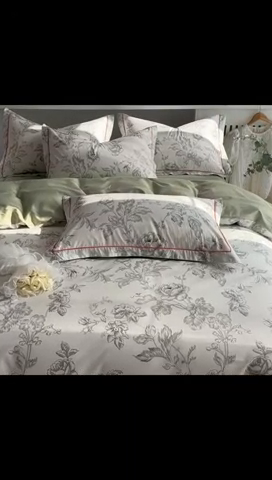 91家纺网 家纺一手货源 找家纺 （总）艾迪尚 2025新款133X76宽幅全棉印花单被套