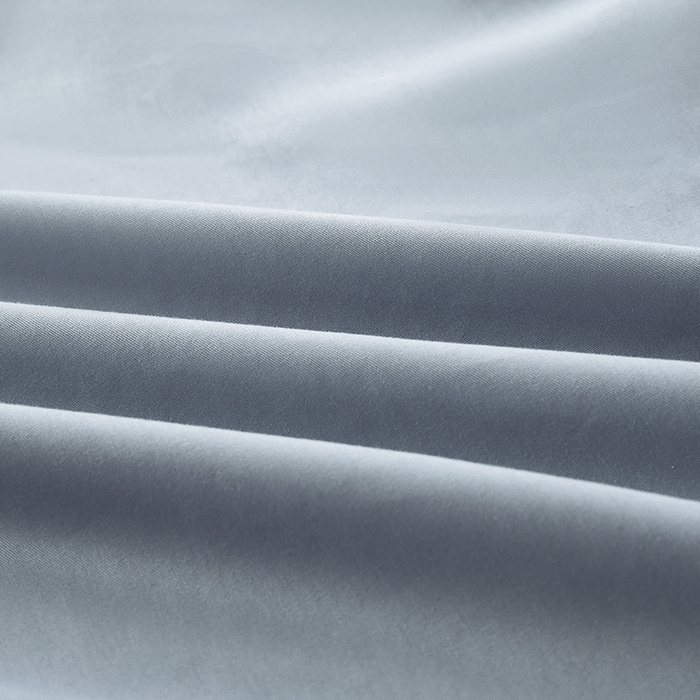 91家纺网 家纺一手货源 找家纺 寝柔家纺 2024新款40S全棉斜纹13372纯棉纯色被套单件 兰灰