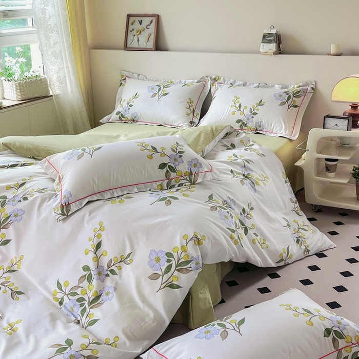 91家纺网 家纺一手货源 找家纺 艾迪尚 2025新款133X76宽幅全棉印花四件套（有单品+可定制） 缤纷果