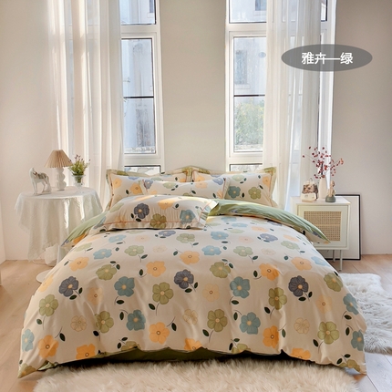 91家纺网 家纺一手货源 找家纺 （总）艾迪尚 2025新款133X76宽幅全棉印花四件套（有单品+可定制）