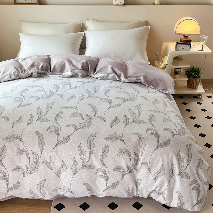 91家纺网 家纺一手货源 找家纺 艾迪尚 2025新款133X76宽幅全棉印花单被套 落落晨光