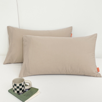 91家纺网 家纺一手货源 找家纺 （总）春皖家纺 2024新款双拼水洗棉枕套