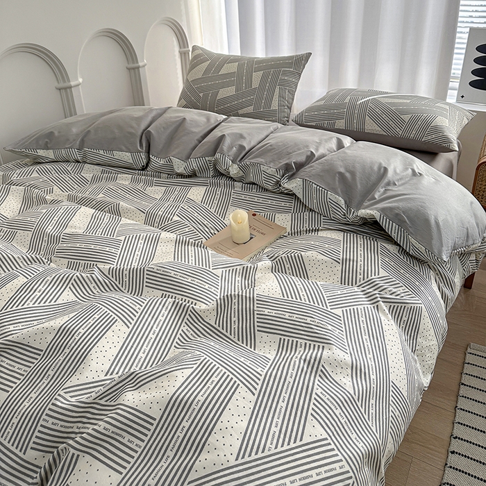 91家纺网 家纺一手货源 找家纺 潮邦创意家居 2025新款全棉13070多风格纯棉四件套 时尚生活