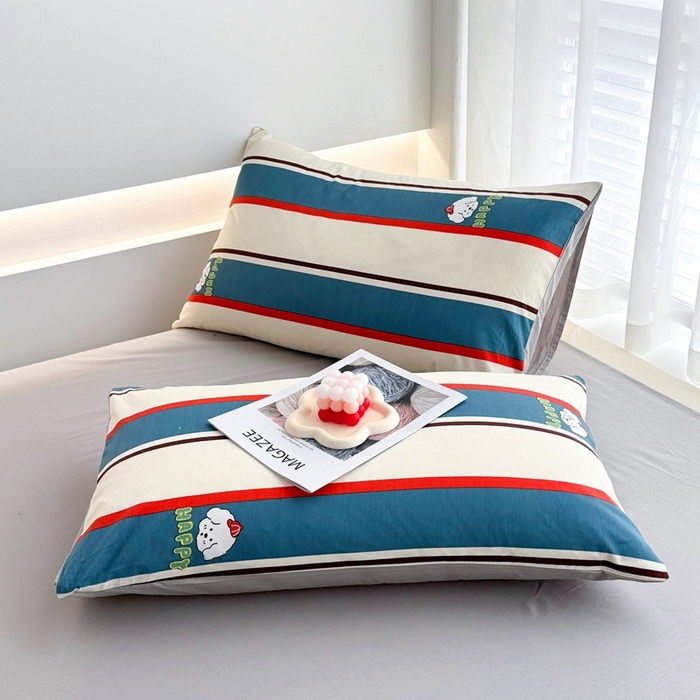 91家纺网 家纺一手货源 找家纺 潮邦创意家居 2025新款全棉13070多风格纯棉四件套-卡通系列 朱古力