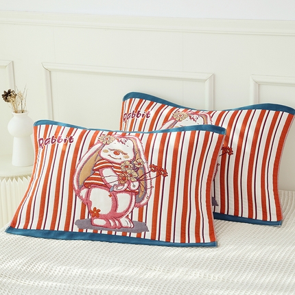 91家纺网 家纺一手货源 找家纺 总 朴尔枕巾新款纯棉一对装全棉家用纱布枕头套巾单人枕头巾垫巾学生宿舍