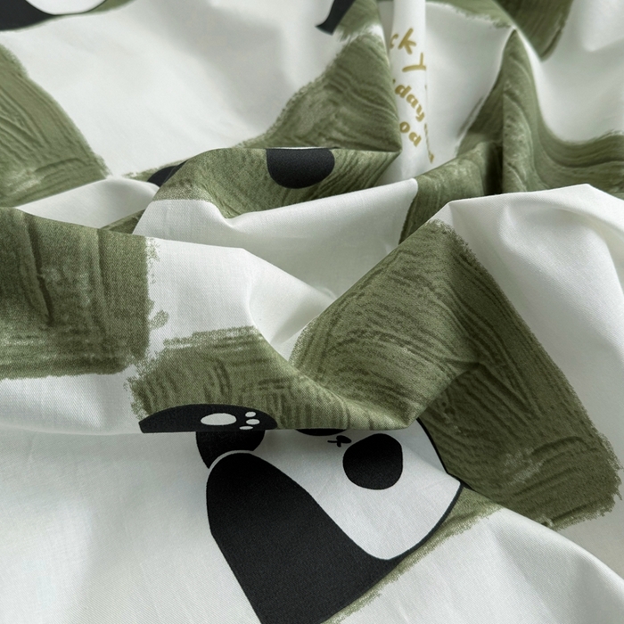 91家纺网 家纺一手货源 找家纺 潮邦创意家居 2025新款全棉13070多风格纯棉四件套-卡通系列 熊猫胖达