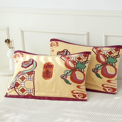 91家纺网 家纺一手货源 找家纺 总 朴尔枕巾新款纯棉一对装全棉家用纱布枕头套巾单人枕头巾垫巾学生宿舍