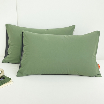 91家纺网 家纺一手货源 找家纺 （总）春皖家纺 2024新款双拼水洗棉枕套