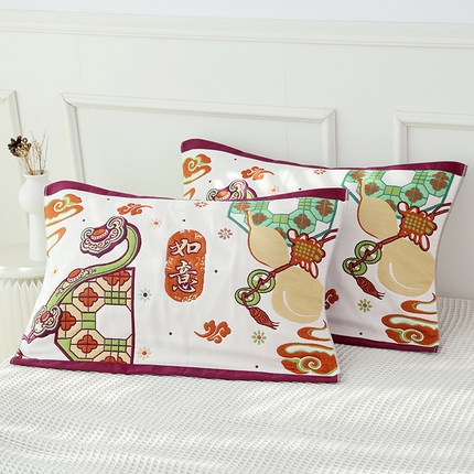 91家纺网 家纺一手货源 找家纺 总 朴尔枕巾新款纯棉一对装全棉家用纱布枕头套巾单人枕头巾垫巾学生宿舍