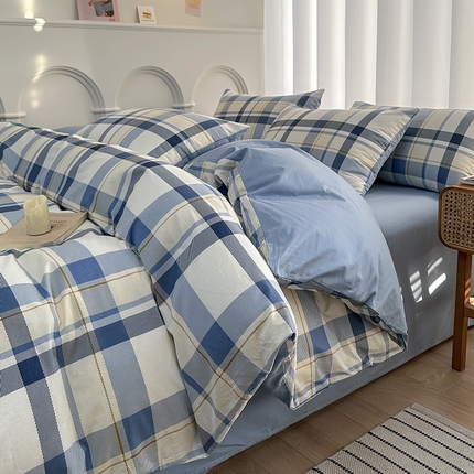 91家纺网 家纺一手货源 找家纺 潮邦创意家居 2025新款全棉13070多风格纯棉四件套 香格里拉